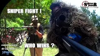 Sniper Takedown Fight | Airsoft Rage Player | Painkillers Airsoft