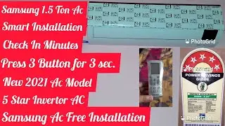 Samsung  Ac 1.5 Ton 5 in 1 convertible  2021 model. Free installation.  Smart installation check