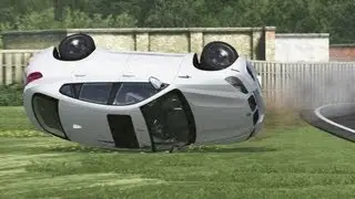 BMW X6M Drift gone bad