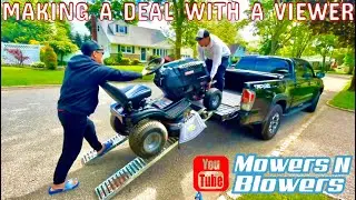 MAKING A DEAL FIXING A VIEWERS CRAFTSMAN LT2500 PTO CABLE BROKEN & WONT ENGAGE DECK SEIZED SPINDLES