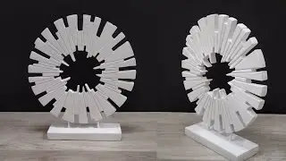 DIY home decor sculpture idea