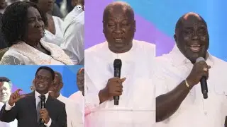 Oh😭President Mahama nearly Cry😢After Chief of Staff Julius Debrah Cried at Church of Pentecost 😭