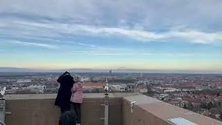 View of Leipzig from top of Völkerschlachtdenkmalsachsen