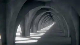 Brutalism Arches - Blender timelapse animation