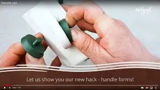 How to make efficient handles using Relyef Handle Forms - Pottery tool for clay | Relyef