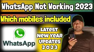WhatsApp not working in 2023 || WhatsApp latest updates 2023