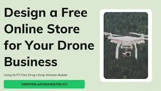 Design a Free Online Store For Your Drone Selling Business