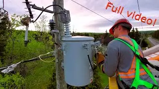Changing blown transformer!