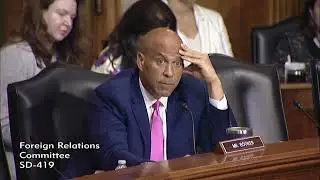 Senator Booker expresses his frustration with the U.S. response to the Sudan crisis