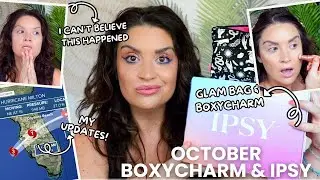 I CAN'T BELIEVE THIS HAPPENED... Boxycharm & Ipsy Glam Bag OCTOBER 2024  & UPDATES