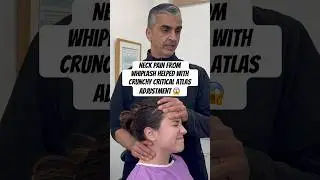 Neck Pain From Whiplash Helped w/ Crunchy Upper Cervical Adjustment 