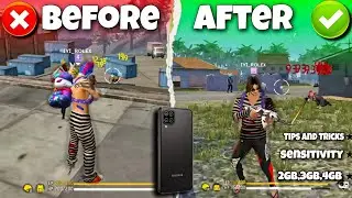 New Secret Headshot 🎯 Sensitivity + Tips and tricks In Free Fire 🔥 On Samsung Galaxy A12 📲