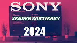 Sony TV 2024 X75WL Sender sortieren