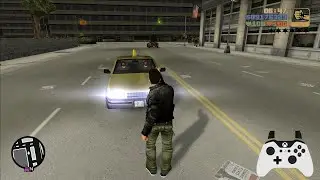 GTA 3 Taxi Mod Gameplay with Controller (ASI Mod)