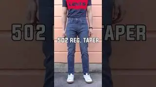 Levi's Regular VS Slim Taper Explained in 15 Seconds! 🤯 (502 VS 512)