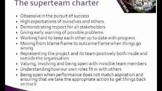 Project Management - A typical project showing the main planning tools
