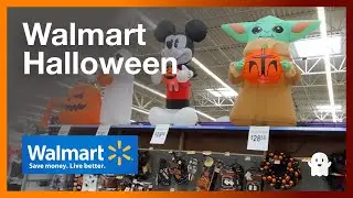 Walmart Halloween 2020 Decorations, Inflatables, Lights & Toys - Store Walkthrough Shopping