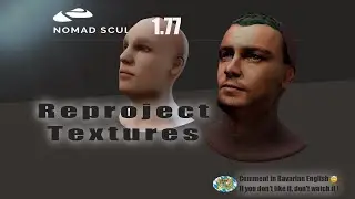Nomad Sculpt - Video Manual - 10 - Reproject Textures from a Plane - Tutorial (V1.77 -13.5.2023)