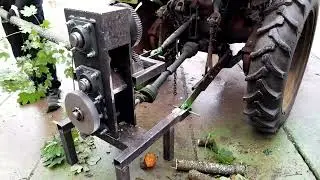 Oksatükeldaja. Prototype. Branch cutter PTO