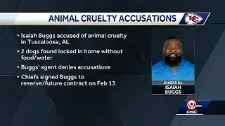 'Severely malnourished': Chiefs' defensive tackle Isaiah Buggs accused of animal cruelty
