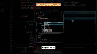 Google photos logo using html and css #shorts #ytshorts #html #css #coding #short #programming