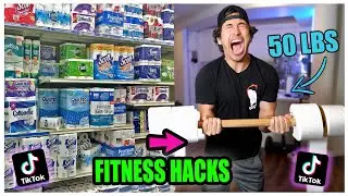 We TESTED Viral TikTok AT HOME Quarantine FITNESS Life hacks.... (This is what happened)