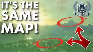Breath of the Wild 2 uses the EXACT SAME Map as the first game!