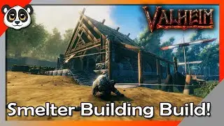 Smelter Building Build! | Valheim Survival Build