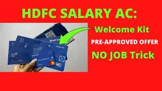 HDFC Salary Account Welcome Kit Unboxing | HDFC Bank Welcome Kit Unboxing 2023