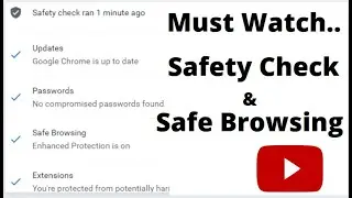 HOW TO ENABLE AND DISABLE SAFE Browsing IN GOOGLE CHROME | Safe Browsing Chrome | Safety Check Chrom