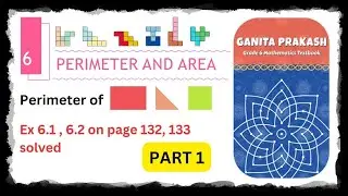 Perimeter and Area Class 6 Maths | Part 1 #class6maths #chapter6maths #helloadhyapak #ganitaprakash