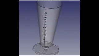 FreeCad Мерный стаканчик