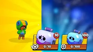 ПРИВАТНЫЙ СЕРВЕР ВЫПАЛ ЛЕОН ИЗ ОБЫЧНОГО БОКСА, ОТКРЫТИЕ МЕГАБОКСОВ BRAWL STARS
