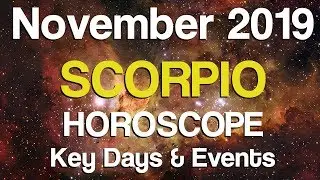 November 2019 Scorpio Horoscope