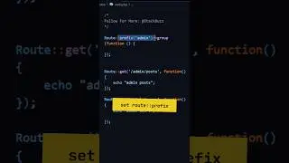 Better Coding: Laravel's Route Prefix Puts All Routes in One Place, Ending Repetition!