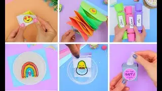 EASY PAPER CRAFTS AND HACKS - Paper Gift Ideas, School Crafts - Paper Craft DIY