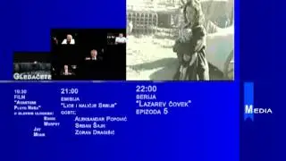 MEDIA TV najava programa Utorak VECE 17 09 2013