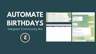 Birthday Buddy: Automated Telegram Bot for Groups & Businesses