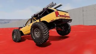 Wave Road VS Cars #1 - BeamNG drive