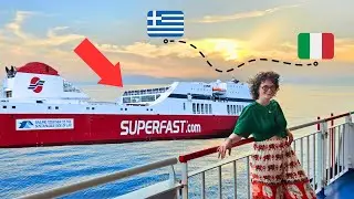 16 HOURS on the FERRY / Athens - Patra - Bari