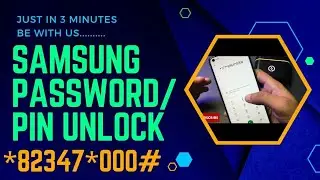 Unlock Samsung Mobile Pin Password Lock Without Data Loss | Unlock All Mobile
