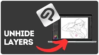 How to unhide layers on Clip Studio?