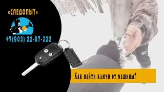 Ключи от машины потерял в снегу