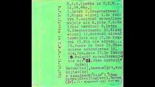 B.F.K.  -  próba in C.K.M. - 14.03.1988r.