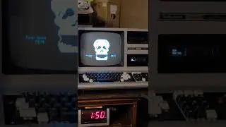 TRS-80 Model 4: 13 Ghosts Demo Play #radioshack #retrogaming #retrocomputing