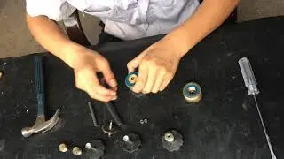 ESUNTEK Wire Guide wheel installation video for cnc molybdenum wire cut cutting edm  machine