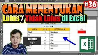 How to Determine Pass or Fail in Excel #36