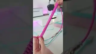 The BEST Budget Keyboard Cable! | Akko Coiled Cable Unboxing + Review #shorts