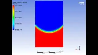 Rigid body rotation #ansysfluent #computationalfluiddynamics #viralvideo #vof