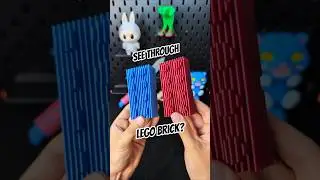 3D Printed Lego Quantum Brick See-through 